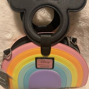 Mickey Disney Loungefly Pride crossbody purse